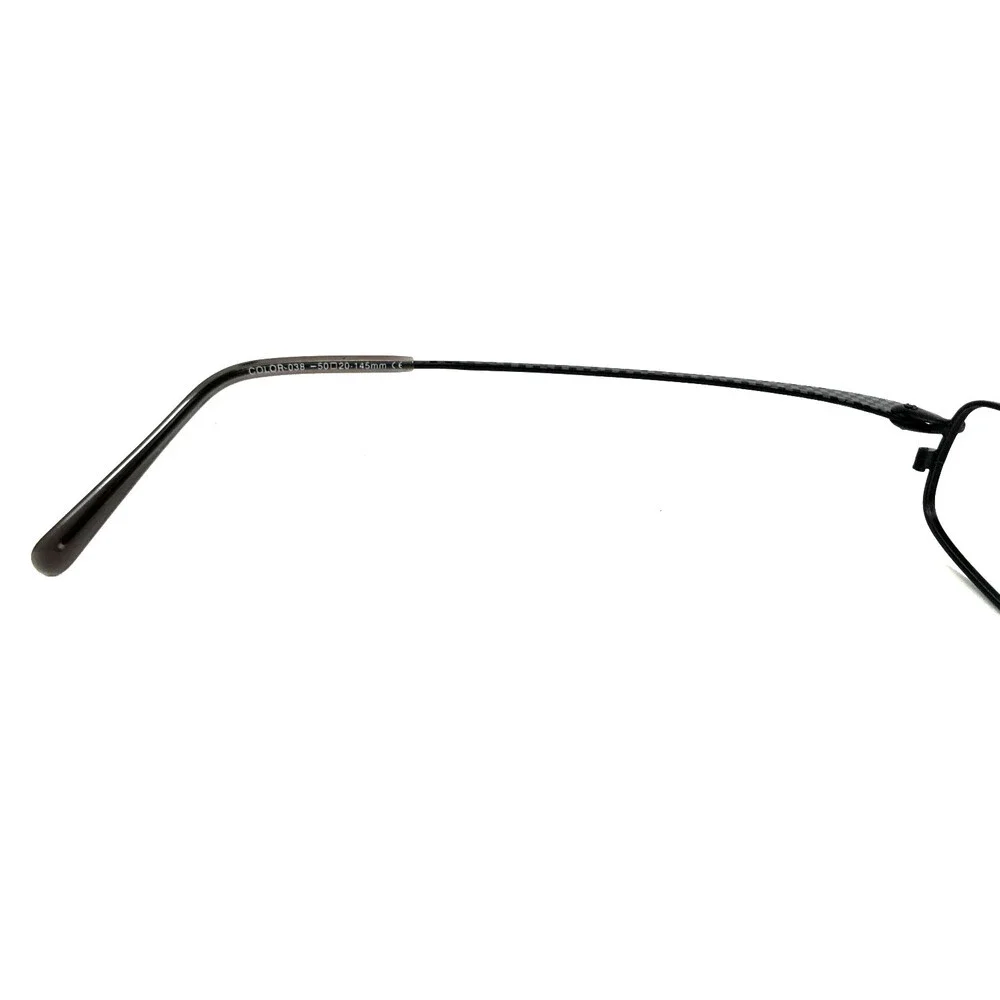 Aristar Eyeglasses Frames COLOR038 6953 Black Gray Carbon Fiber 50-20-145